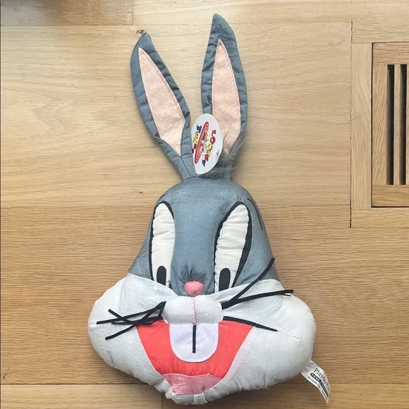 Vintage 1994 Looney Tunes Bugs Bunny Plush Pillow - Picture 1 of 7